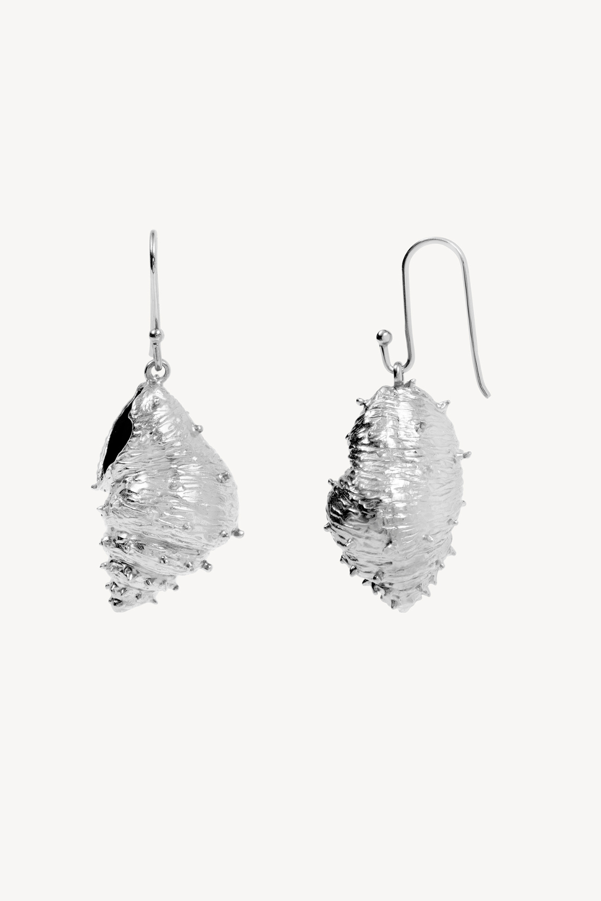 CARACOLA SILVER EARRINGS