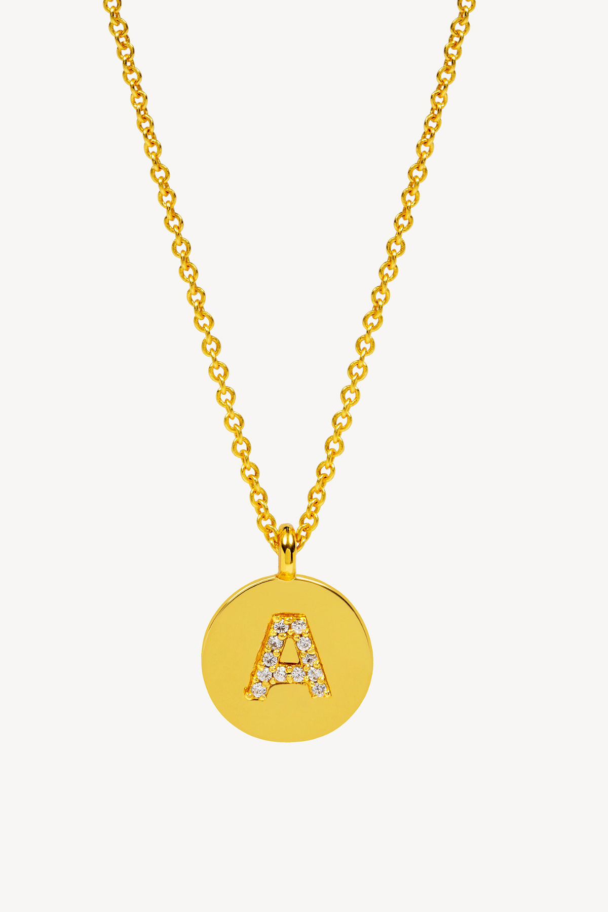 GOLDEN LETTER NECKLACE