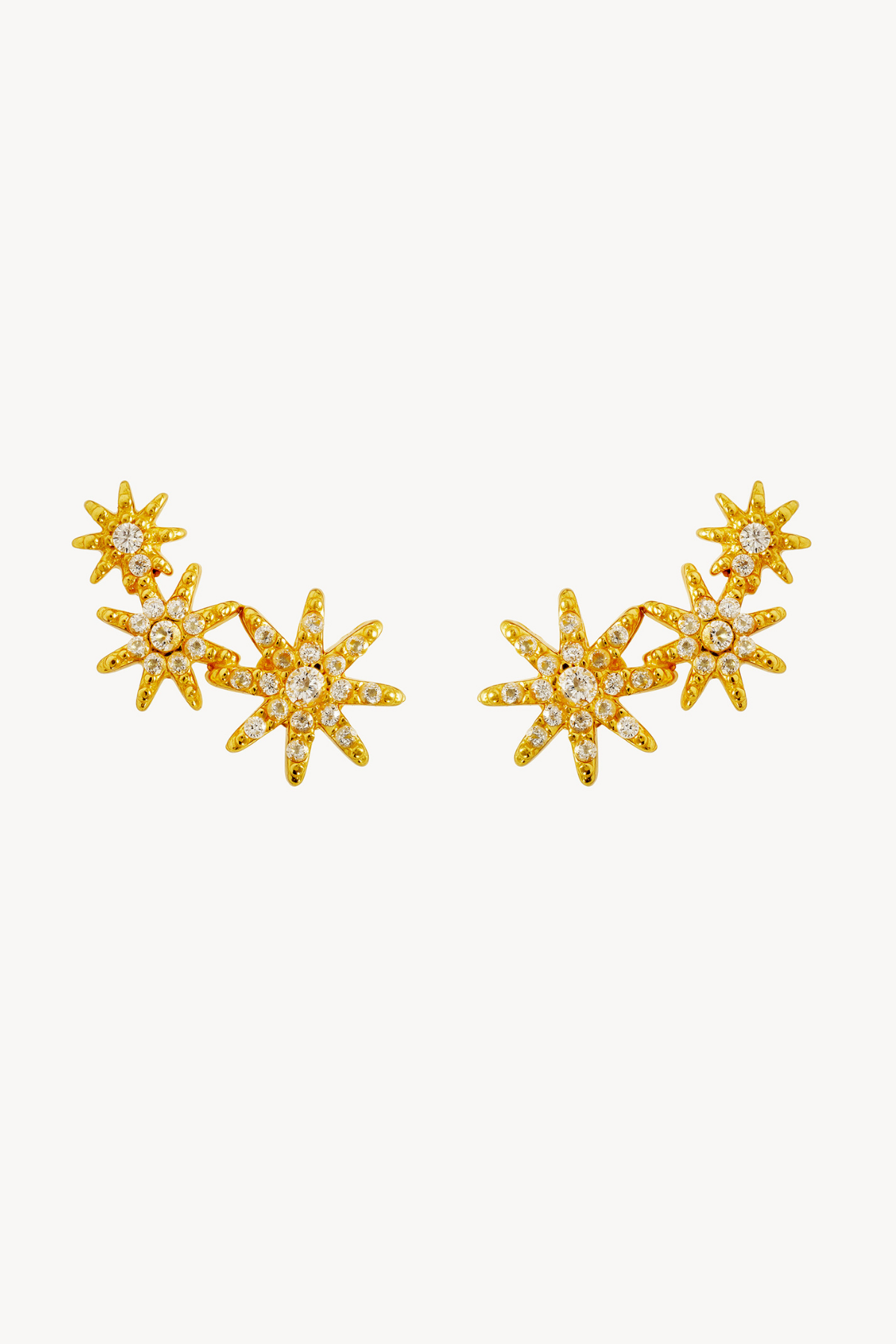 GALAXY PENDIENTES ORO