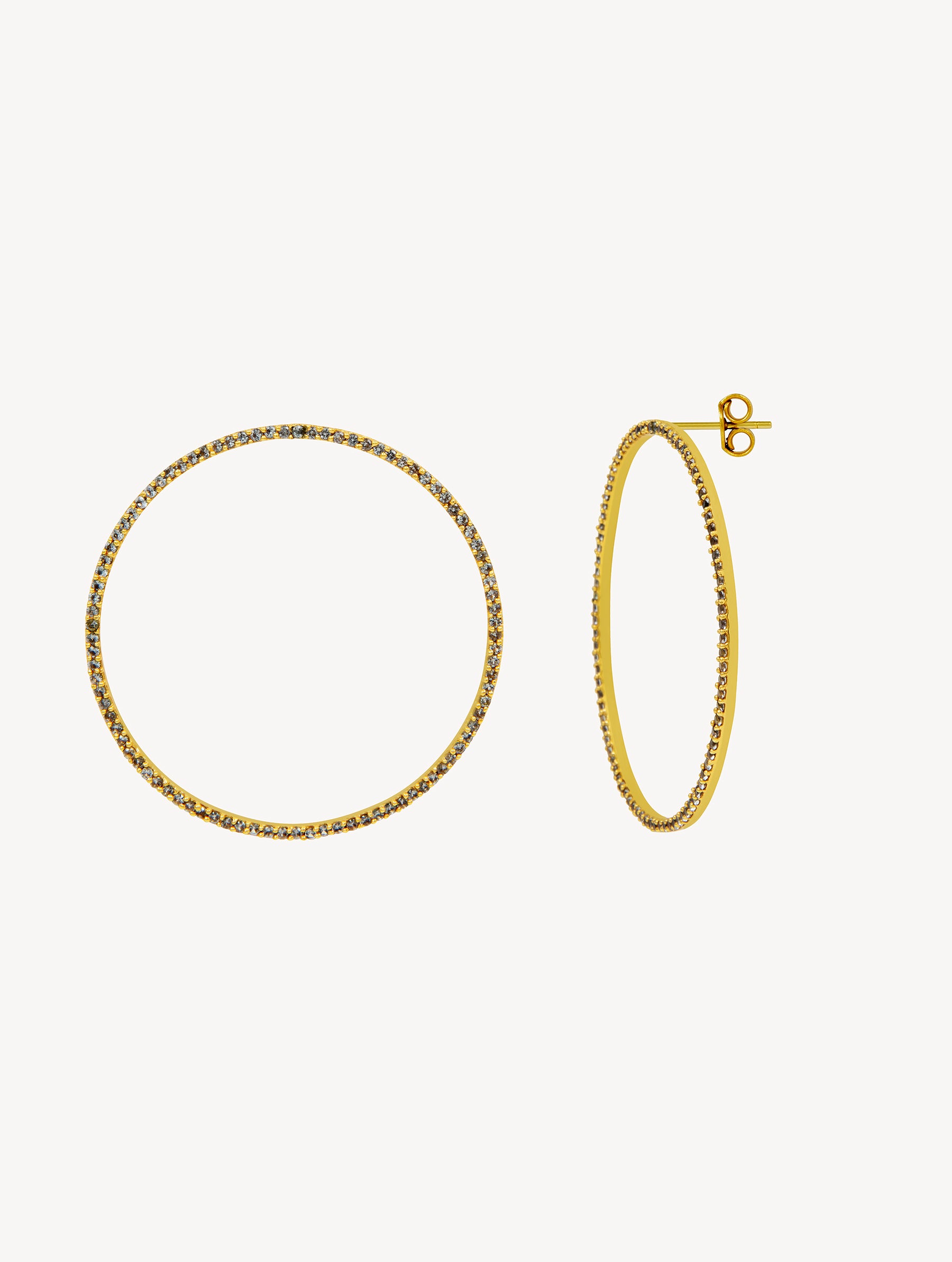 NAVONA BIG PENDIENTES ORO