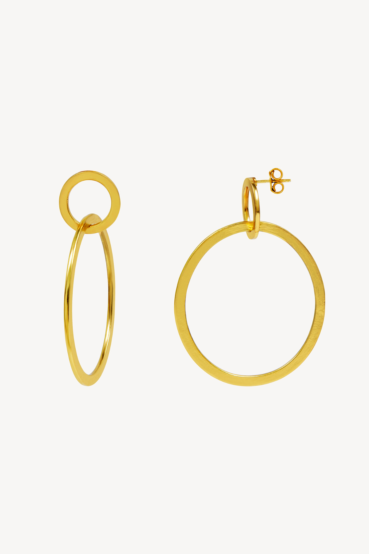 POLE GOLD EARRINGS