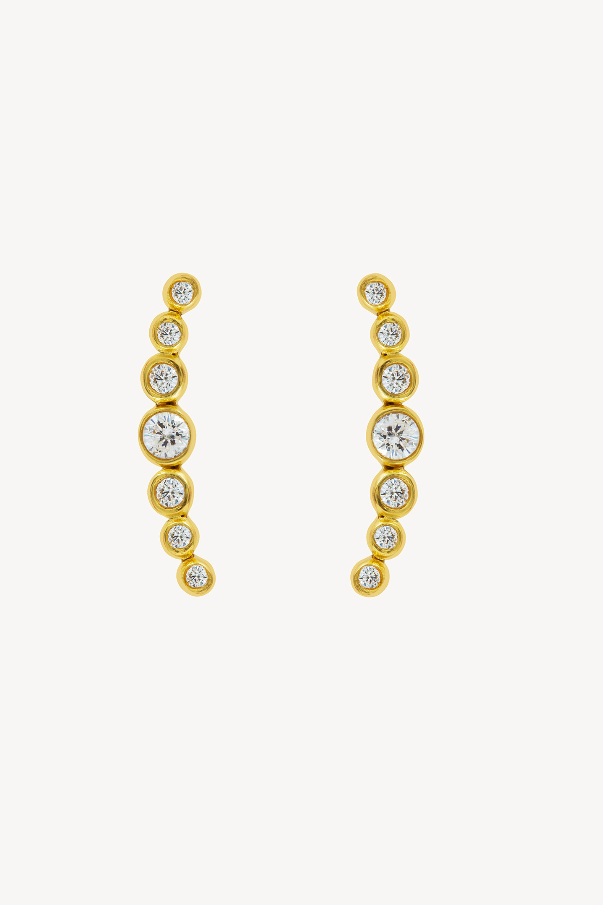 RAIL GOLD EARRINGS