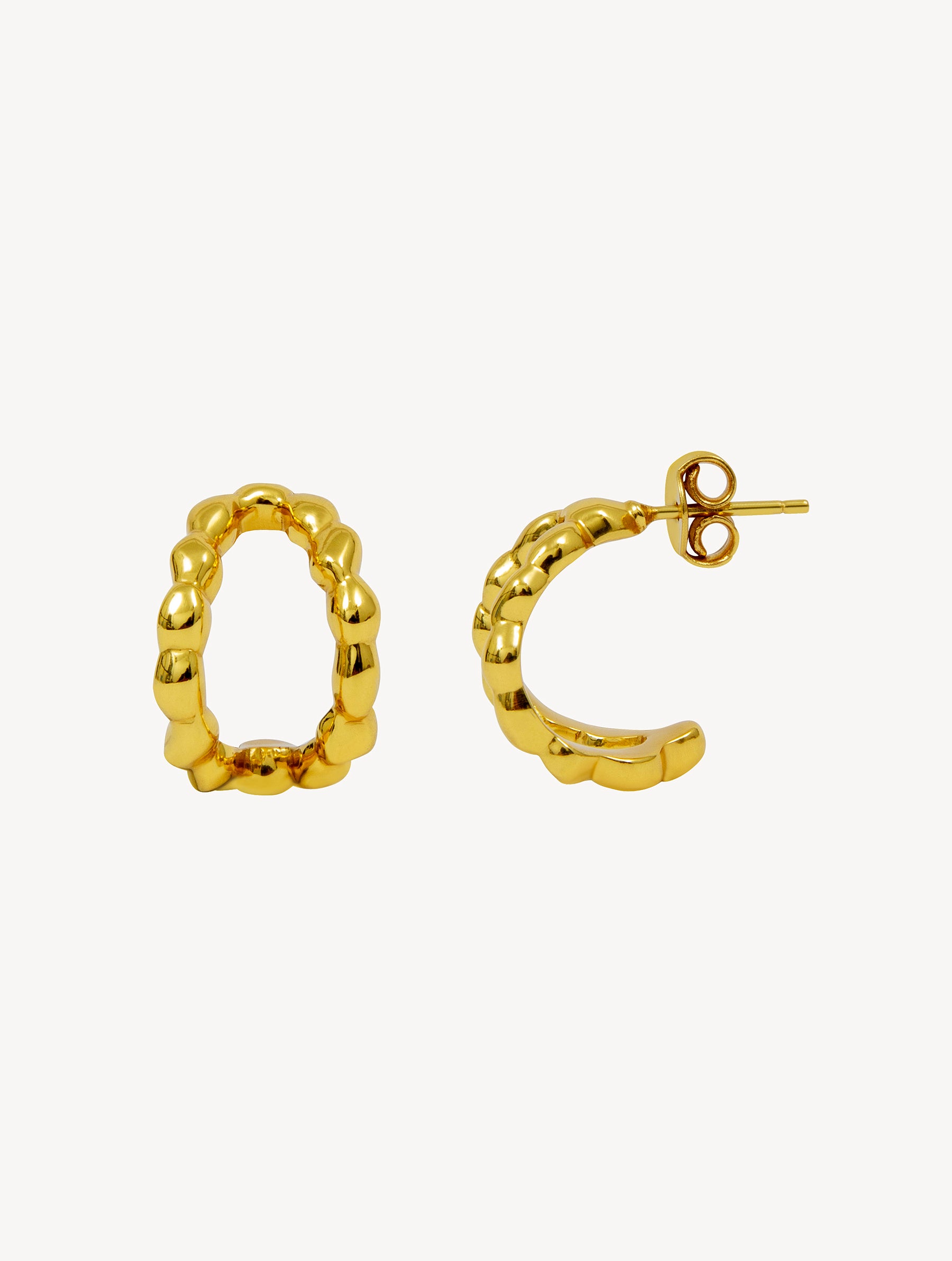 RAMBLA PENDIENTES ORO