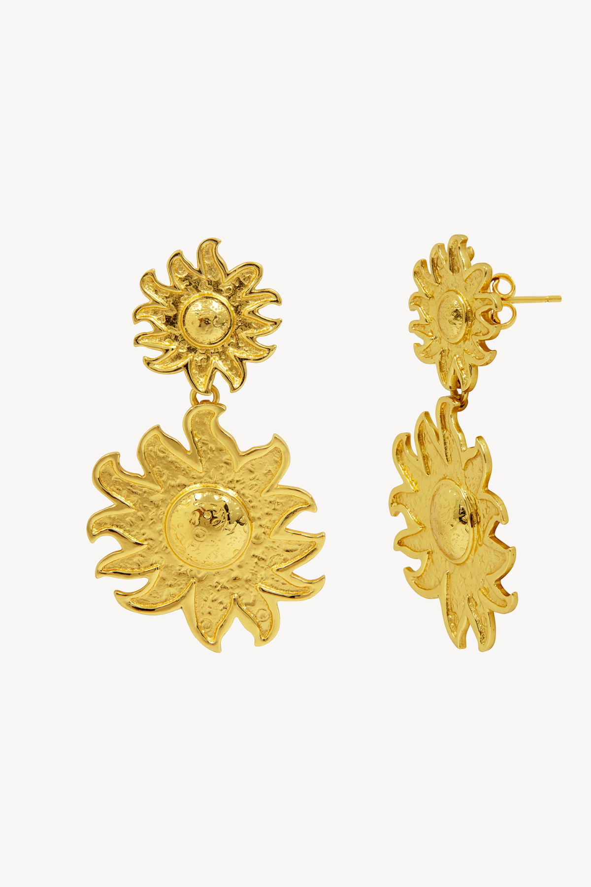 SUNSET PENDIENTES ORO