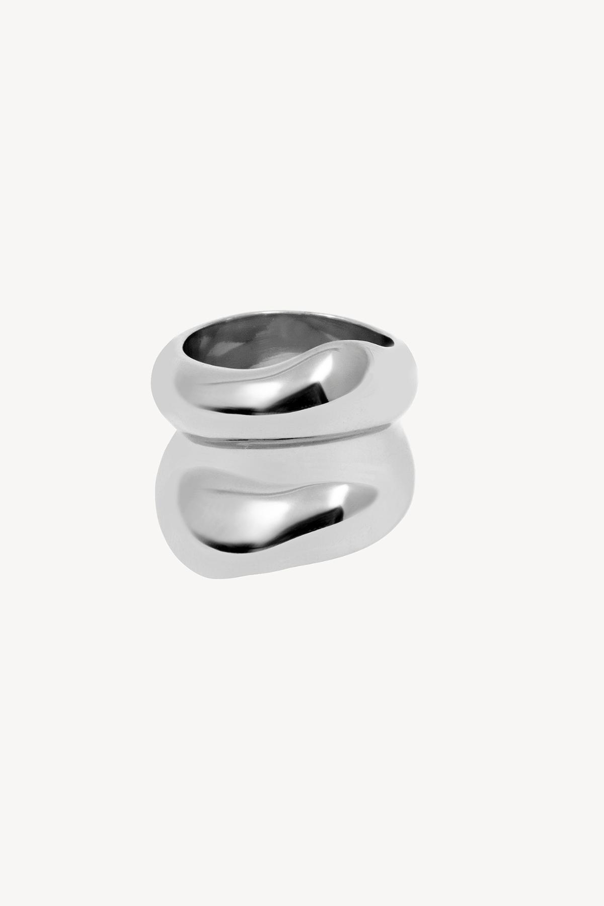 WAVE SILVER RING