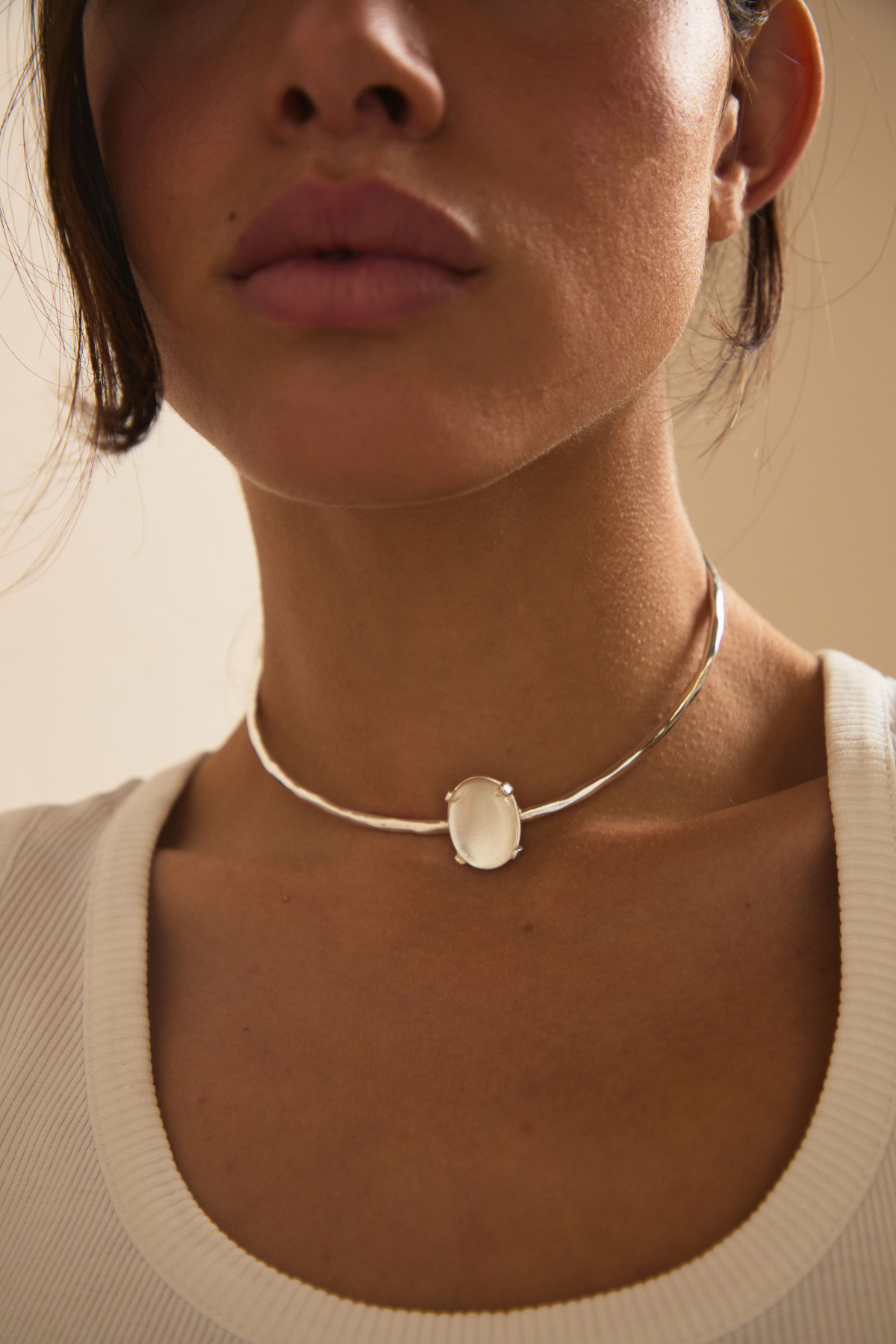 MELOCOTON SILVER NECKLACE