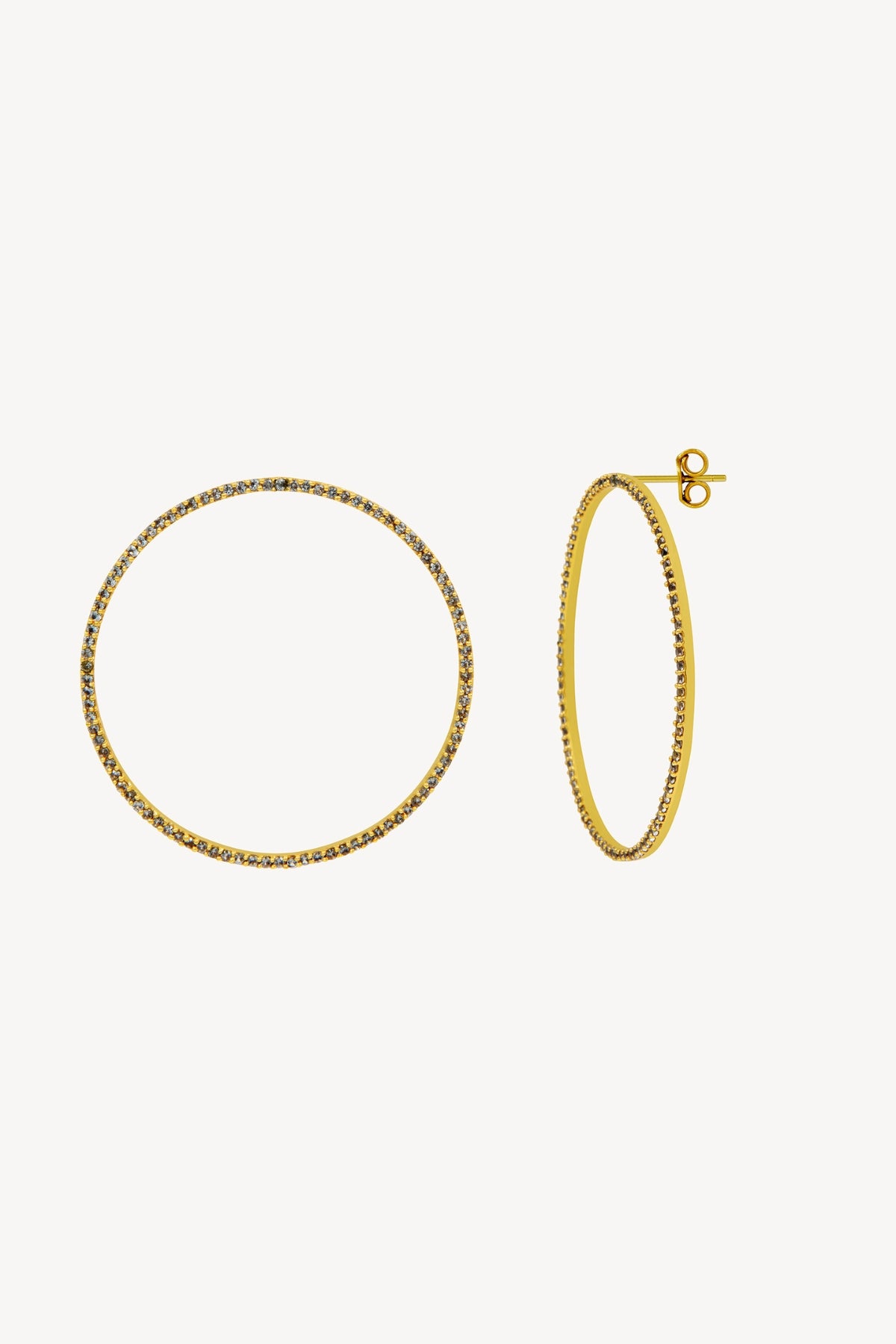 NAVONA BIG GOLD EARRINGS
