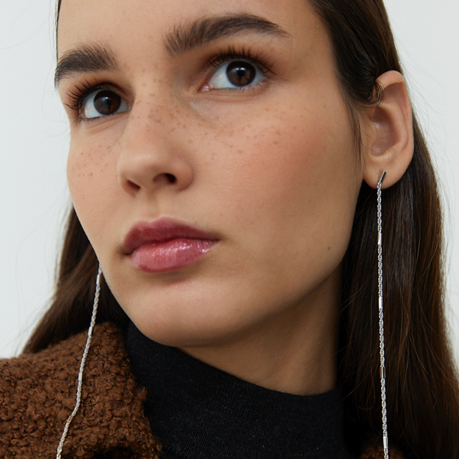 KALOS SILVER EARRINGS