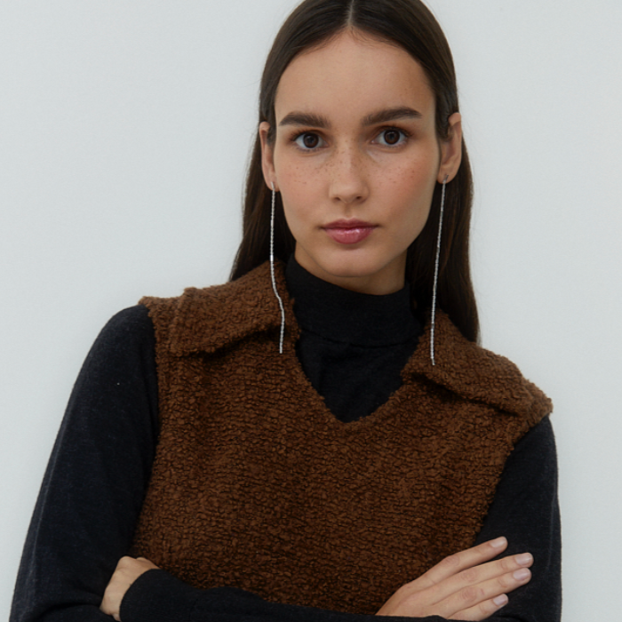 KALOS SILVER EARRINGS