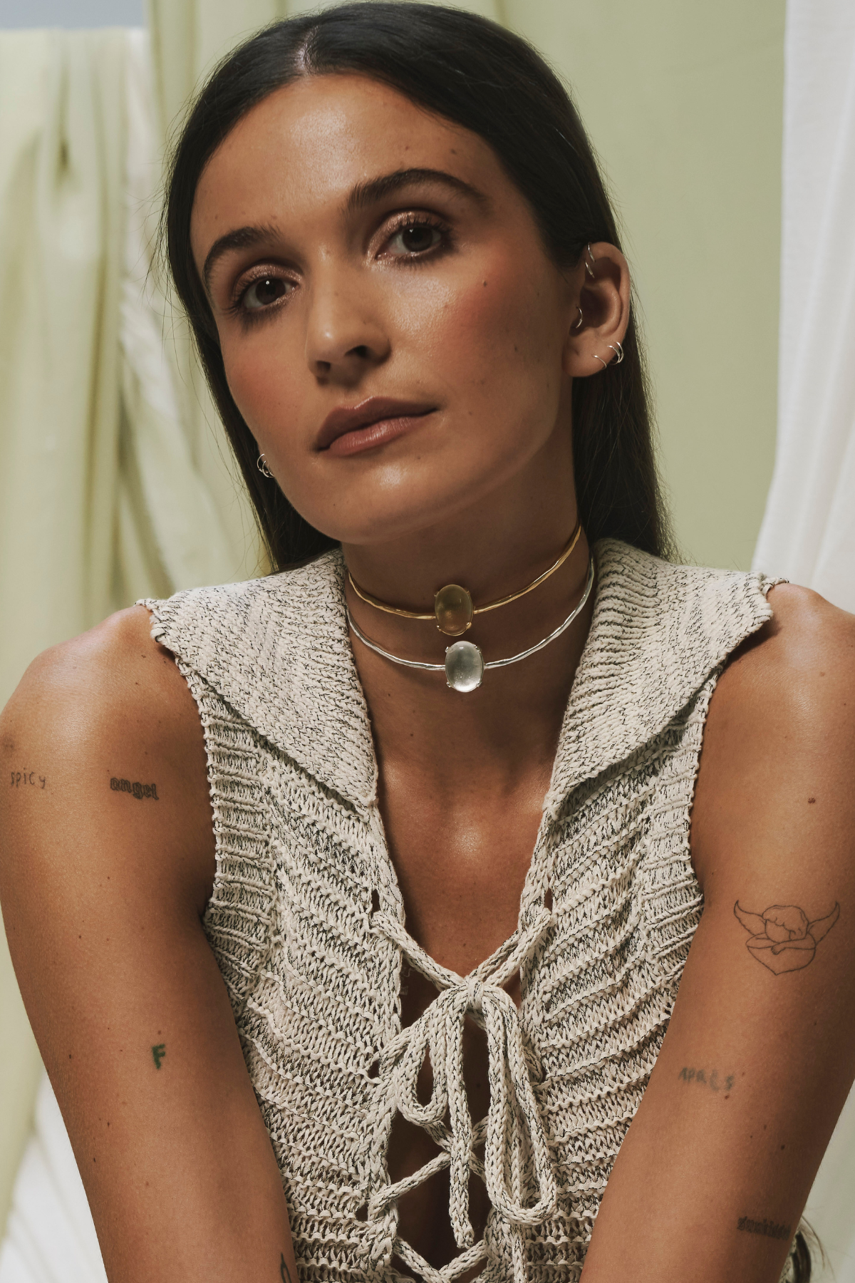 MELOCOTON SILVER NECKLACE