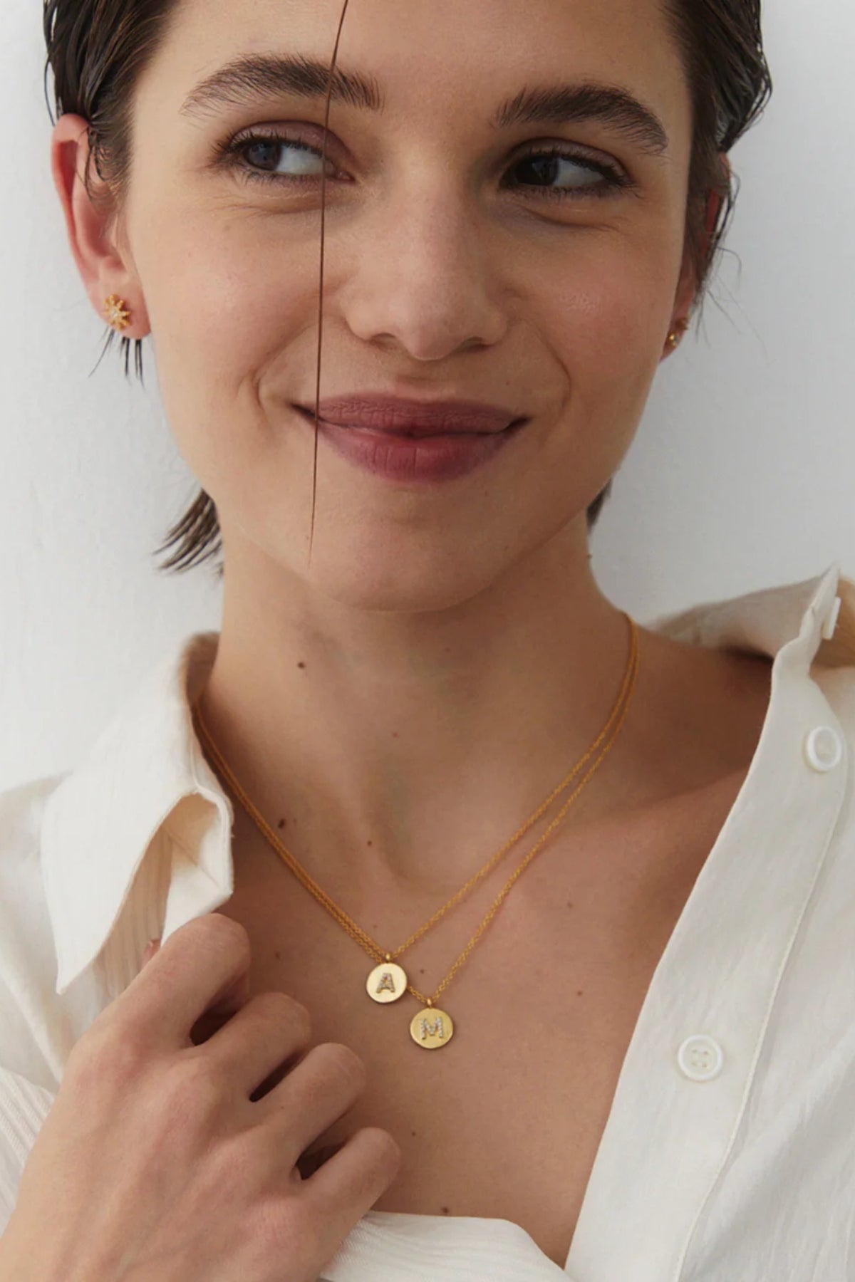 GOLDEN LETTER NECKLACE