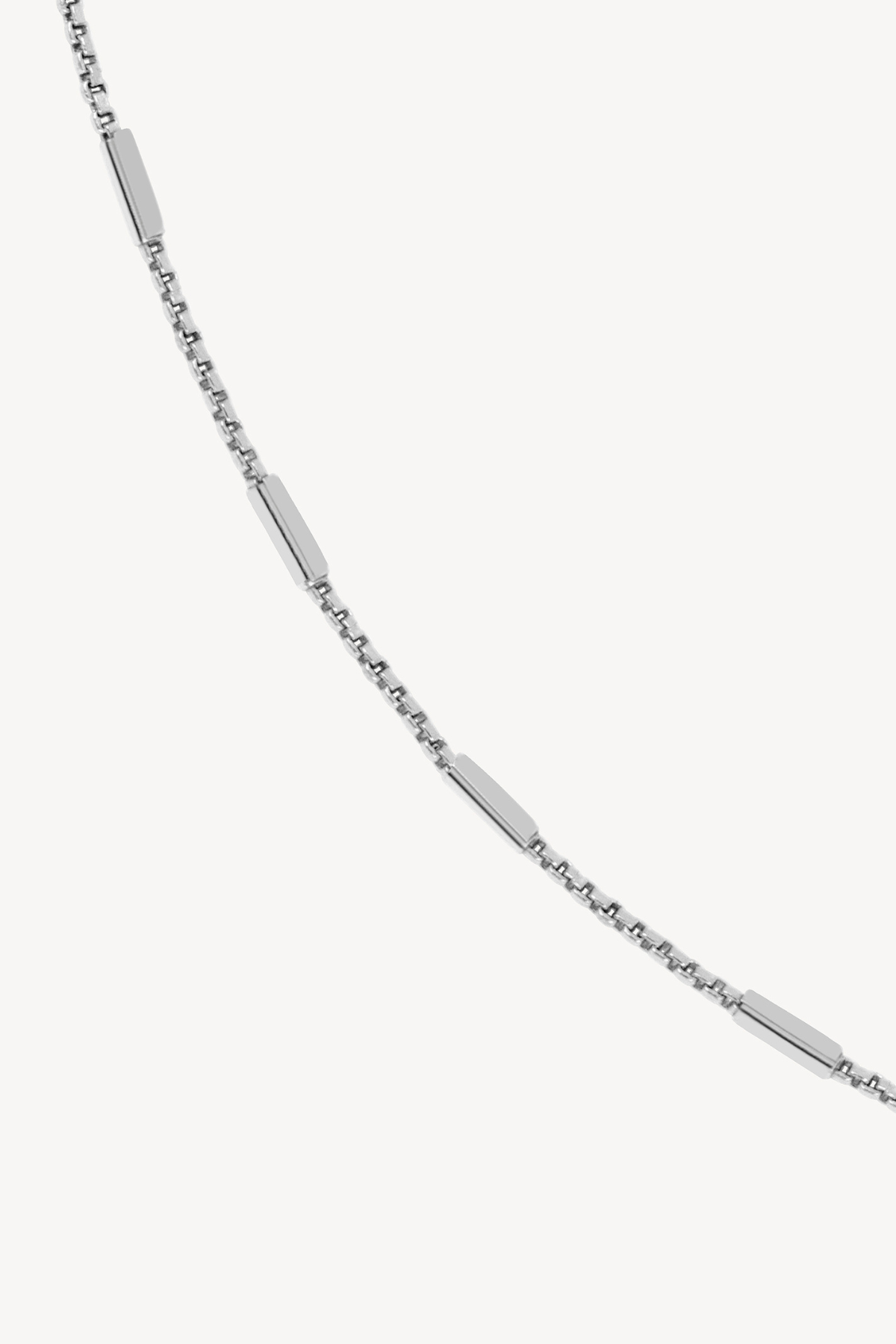 DIX SILVER NECKLACE 50CM
