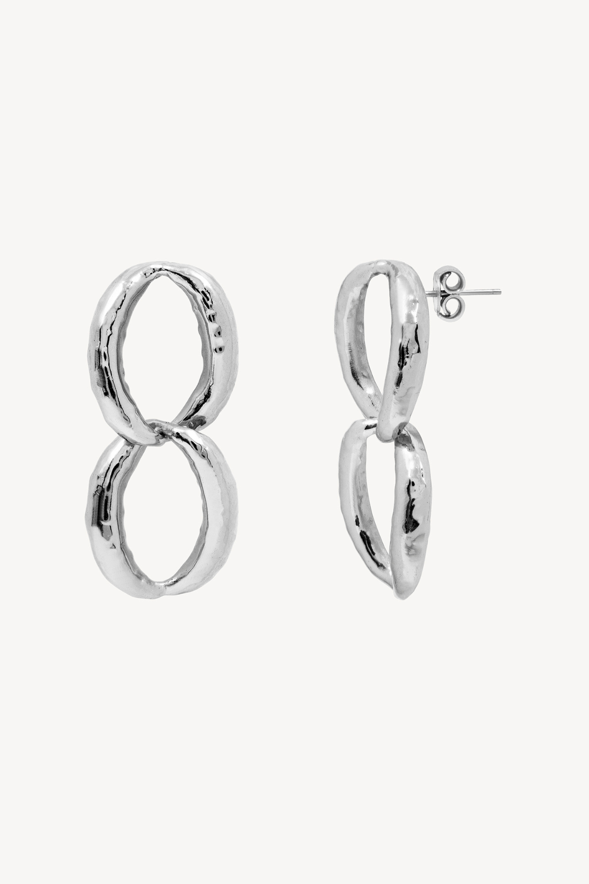 EIGHT SILVER EARRINGS