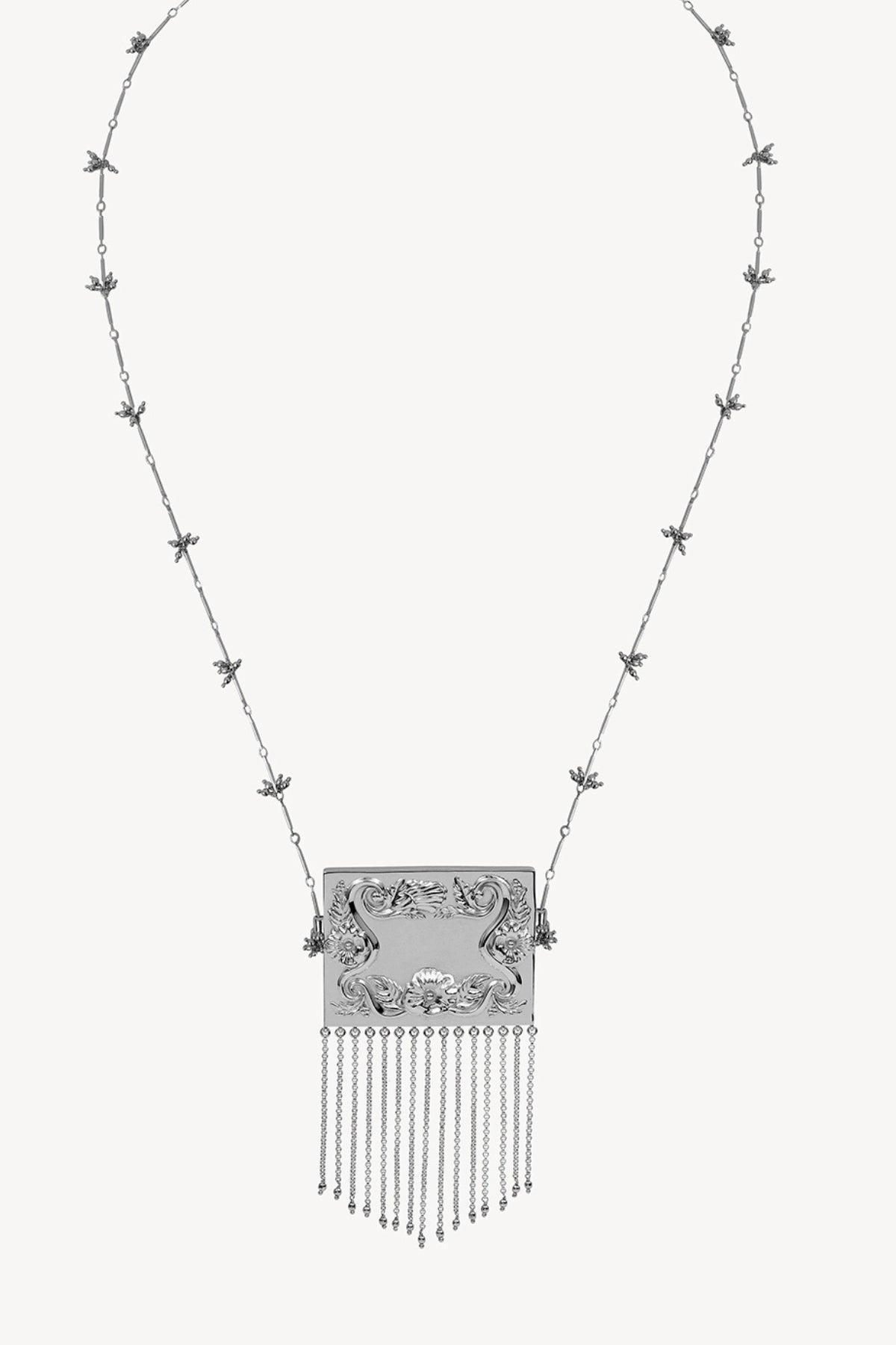 PAULA SILVER NECKLACE