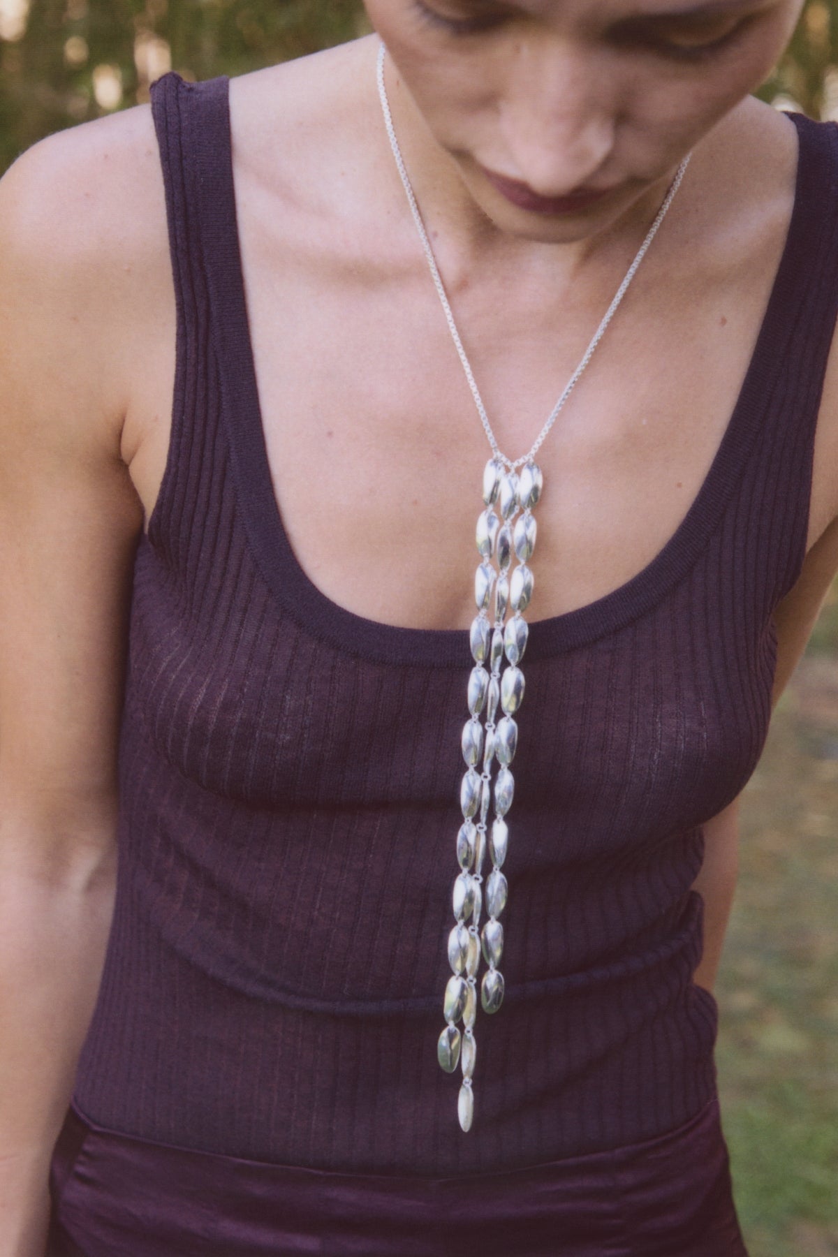 SEED NECKLACE SILVER