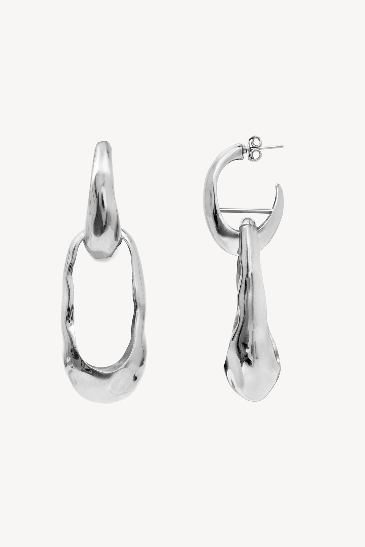 WAVE SILVER EARRINGS