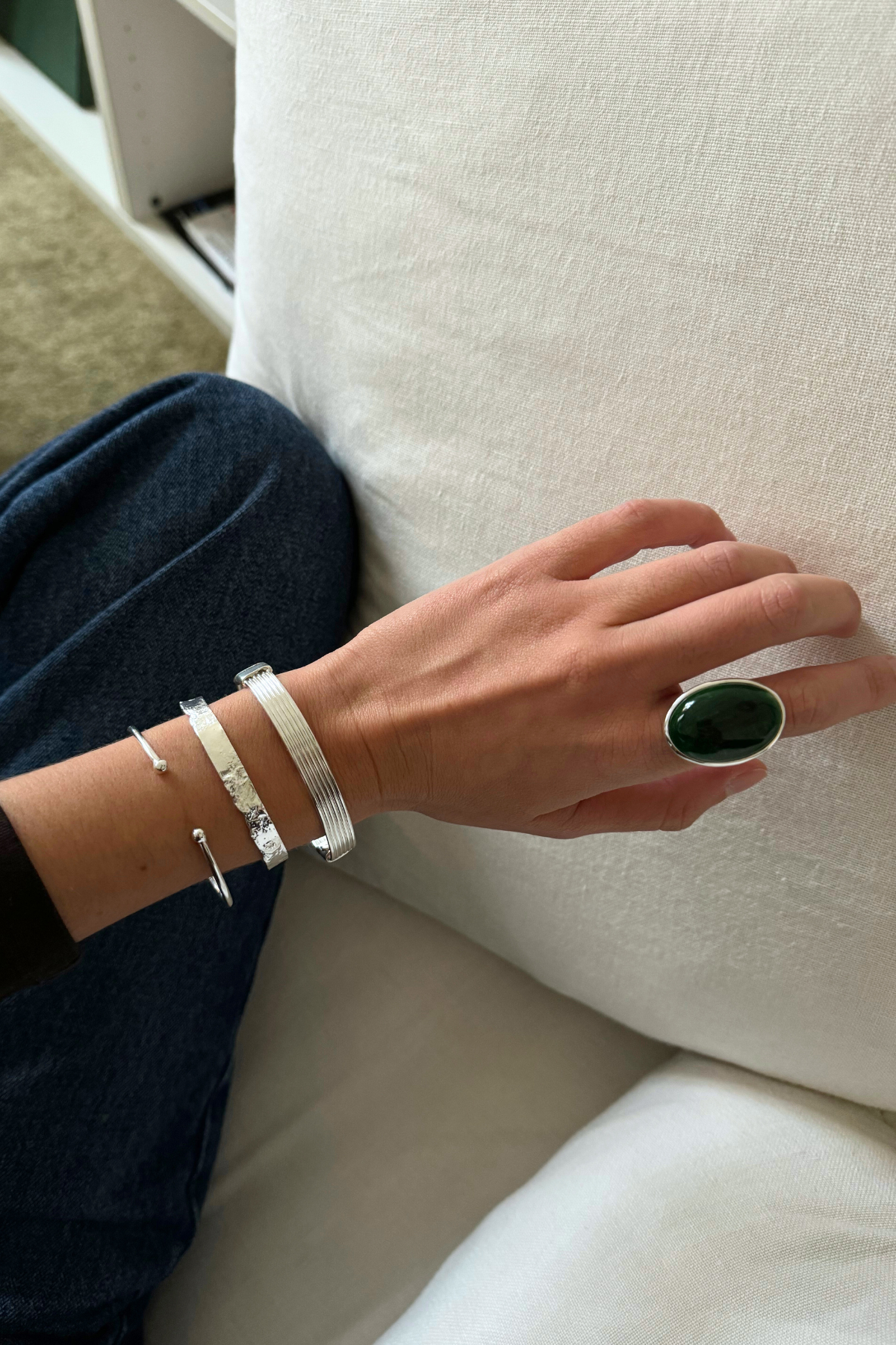 DOLMEN SILVER RING
