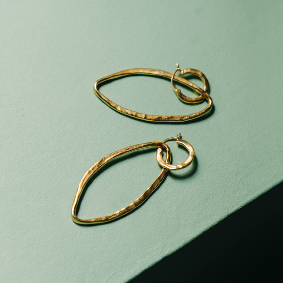 AUDREY GOLDEN EARRINGS